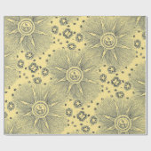 サンスターズアンティークナイトスカイ中世〔占星術の〕十二宮図 ラッピングペーパー (フラット)