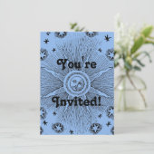 サンスターズアンティークナイトスカイ中世〔占星術の〕十二宮図 招待状 (スタンド正面)