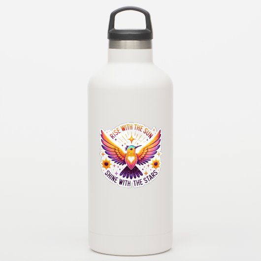 サンステッカーで上昇 シール (ウォーターボトル)