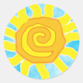 サンステッカーで楽しむ ラウンドシール