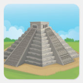 サンステッカーのピラミッド スクエアシール (正面)