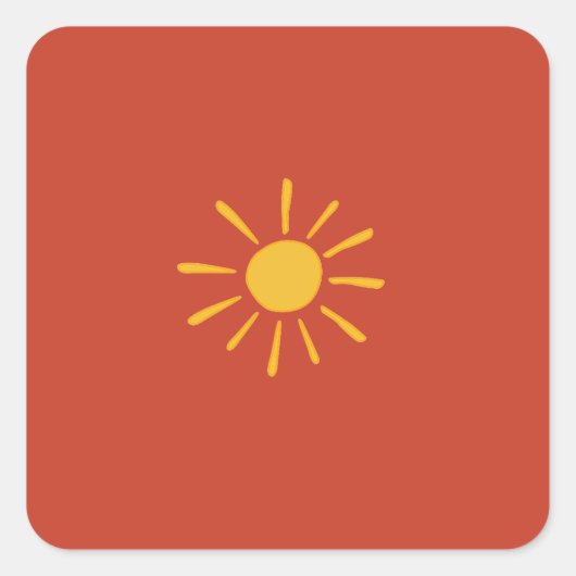 サンステッカー スクエアシール (正面)