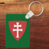 サンステファン・ハンガリー十字象徴ハンガリー王 キーホルダー (裏面)
