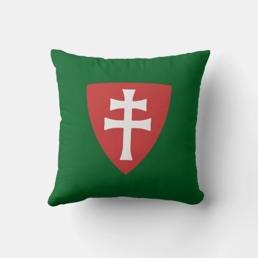 サンステファン・ハンガリー十字象徴ハンガリー王 クッション (裏面)