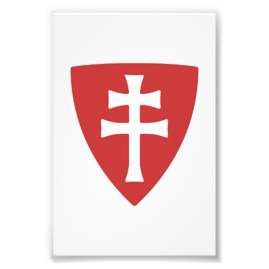 サンステファン・ハンガリー十字象徴ハンガリー王 フォトプリント            (正面)