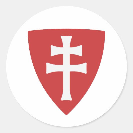 サンステファン・ハンガリー十字象徴ハンガリー王 ラウンドシール (正面)