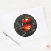 サンステーションメルトステッカー ラウンドシール (封筒)