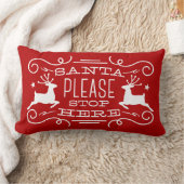 サンストップタ·ヒア·レッド ランバークッション (ブランケット)