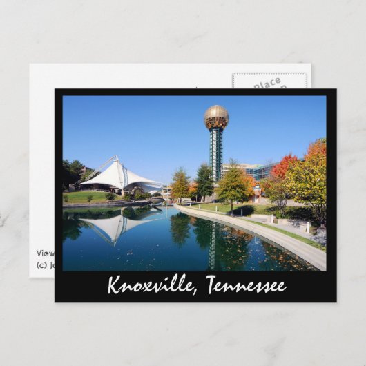 サンスフィアからの秋の反射 ポストカード (正面/裏面)