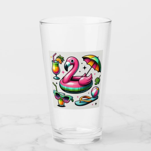 サンスプラッシュサマープールパーティー タンブラーグラス (正面)