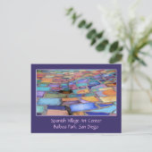 サンスペインのディエゴのバルボア公園ビレッジアートセンター ポストカード (スタンド正面)