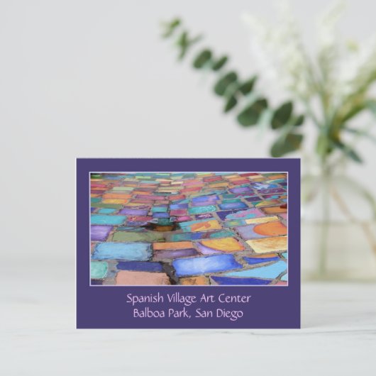 サンスペインのディエゴのバルボア公園ビレッジアートセンター ポストカード (スタンド正面)