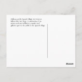 サンスペインのディエゴ・バルボア・パーク・ヴィレッジアートセンター2 ポストカード (裏面)