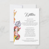 サンスペインの・ミゲル・アレンデの結婚詳細・カード 招待状 (正面)