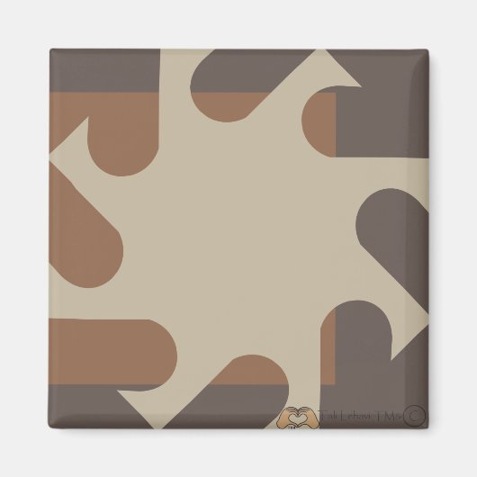 サンスポナップベージュマグネット1 マグネット (正面)