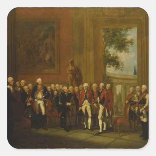 サンスーチのヨーク公のための披露宴 スクエアシール (正面)