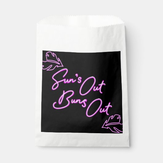 サンズアウトバンズアウトサマーBBQハンバーガー フェイバーバッグ (正面)