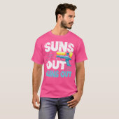 サンズアウト銃アウト水銃リス銃リス Tシャツ (正面フル)