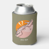 サンズアウト銃アウト、ジムのおもしろいモチベーション 缶クーラー (缶正面)