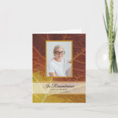 サンズオブオータム葬儀記念悔やみや弔慰 サンキューカード (正面)