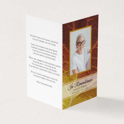 サンズオブオータム葬儀記念祈りの言葉 名刺 (外部)