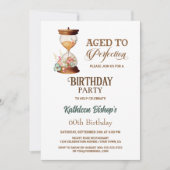 サンズオブタイムフローラ砂時計バースデーパーティー 招待状 (正面)