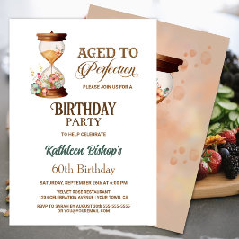 サンズオブタイムフローラ砂時計バースデーパーティー 招待状