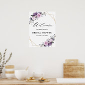 サンズオブダスティパープルブライダルシャワーへようこそ ポスター (キッチン)