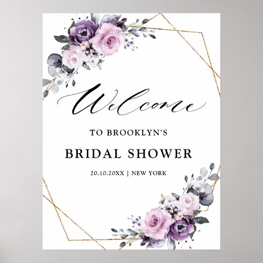 サンズオブダスティパープルブライダルシャワーへようこそ ポスター (正面)