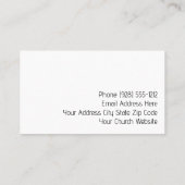 サンズ三十字教会ビジネスの王冠 名刺 (裏面)