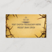 サンズ三十字教会ビジネスの王冠 名刺 (正面)