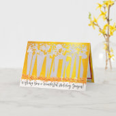 サンズ！サンシャイン!セントラルパークで休日！:) カード (黄色い花)