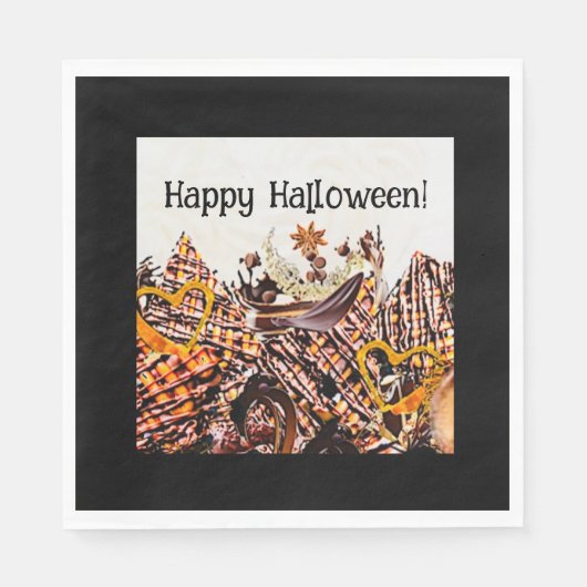 サンズ！サンシャイン!ハッピーハローウィン!:) スタンダードランチョンナプキン (正面)