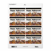 サンズ！サンシャイン!ハッピーハローウィン!:) ラベル (フルシート)