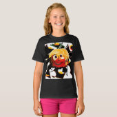 サンズ！サンシャイン!:)ハロウィン不気味のカボチャの太陽 Tシャツ (正面フル)