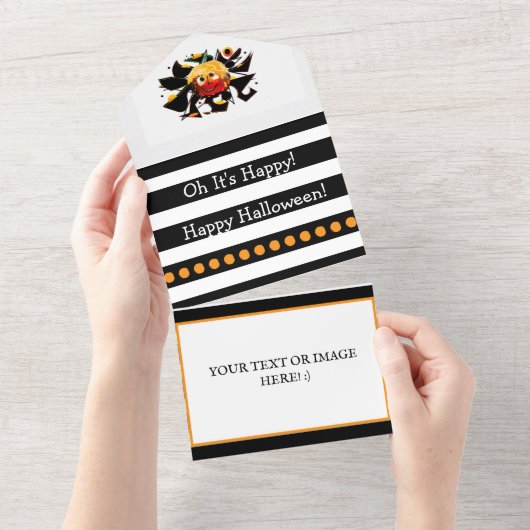 サンズ！サンシャイン!ハロウィン・サンシャイン！ オールインワン招待状 (貼ってはがせる)