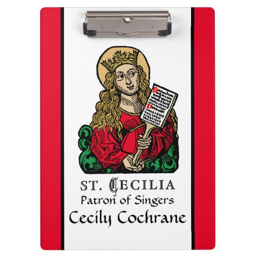 サンセシリアとHymn Board （ニュールンベルク） クリップボード (正面)