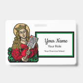 サンセシリアとHymn Board （ニュールンベルク） バッジ (裏面)