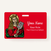 サンセシリアとHymn Board (ニュールンベルク) バッジ (裏面)