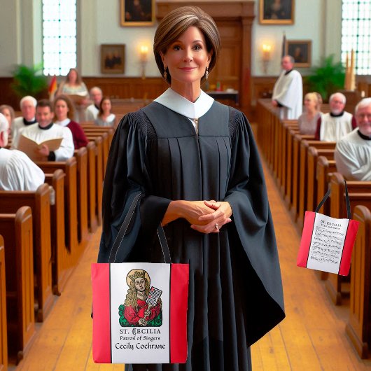 サンセシリアとHymn Board (Nuremberg)トートバッグ トートバッグ