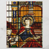 サンセシリア・パトロン・サン・ミュージック・スクラップブック紙 (正面)