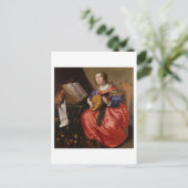 サンセシリア(油オンキャンバス) ポストカード (スタンド正面)