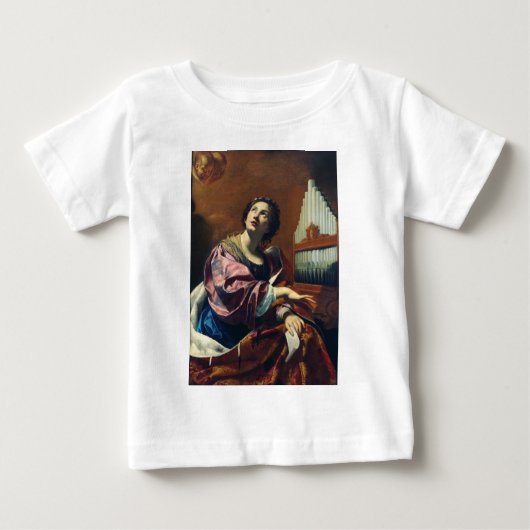 サンセシリアbyシモンボエ ベビーTシャツ (正面)