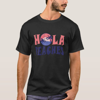 サンセッおもしろいトビーチヴィベスホラビーチバケーションサム Tシャツ