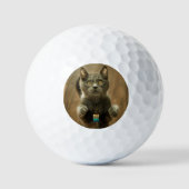 サンセッカスタムト猫マザーズ日最高の猫ママ ゴルフボール (正面)