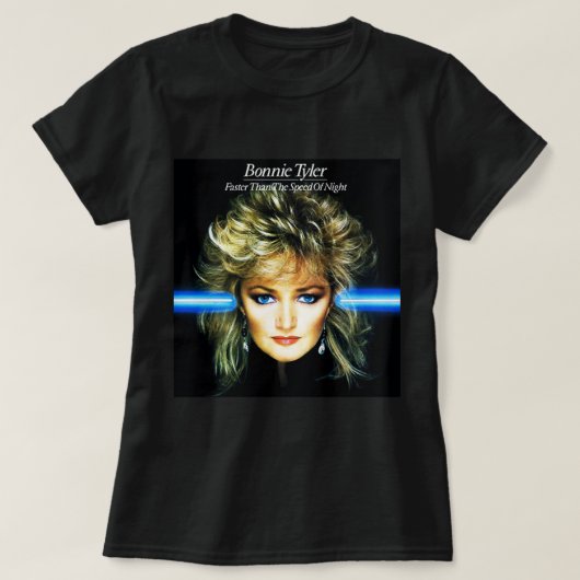 サンセットおもしろいEclipseシンガーロック80sポートレート Tシャツ (デザイン正面)