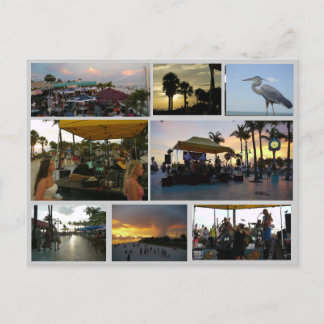 サンセットお祝いポストカード – フォートマイヤーズビーチ ポストカード