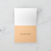 サンセットでのセーリング退職証明書 カード (内部)