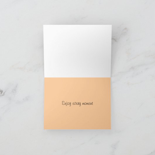 サンセットでのセーリング退職証明書 カード (内部)