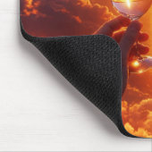 サンセットでアニバーサリーワイントースト マウスパッド (コーナー)